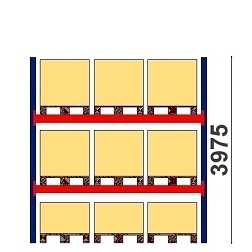 Kuormalavahylly H=3975 BASIC