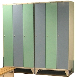 Lockers with a long door