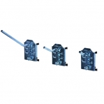Angled single hook 50 mm, 3 pcs