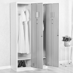 2-door locker 1820x800x500, RAL7035 Knock-Down