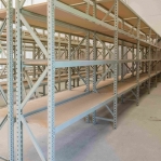 Starter bay 2500x1800x600 480kg/level,3 levels with chipboard 22mm Used