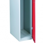 Red/Grey, locker 1 door  1920x350x550