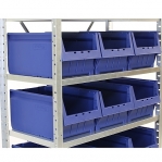 Shortspan shelving 2100x1000x500, 18 bins 500x310x250 mm PPS