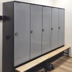 Locker 1x400, 1900x400x545, short door, sep. wall