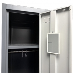 1-door Steel Locker with Bench 2070x400x800 Knock-Down