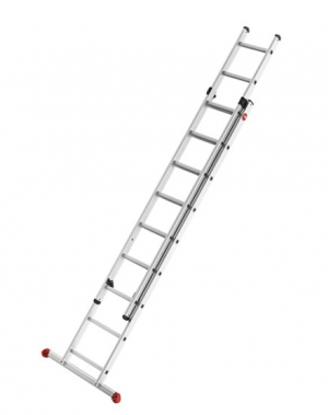 2-section extending ladder Prof 5,15m, 2x9 steps