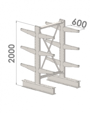 Starter bay 2000x1500x2x600,4 levels