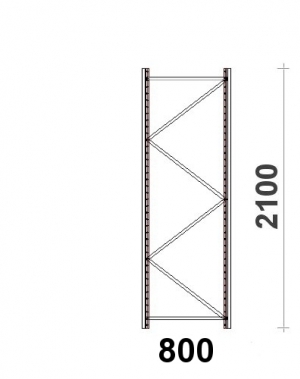 Frame 2100x800mm 55*47*1,5