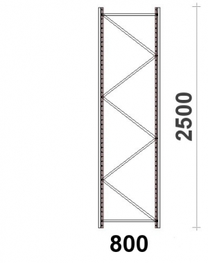 Frame 2500x800mm