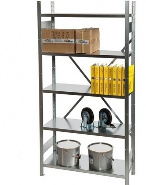 Starter bay 2100x1000x300 used, 5 shelves