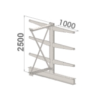 Add On bay 2500x1000x2x1000,4 levels