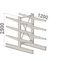 Starter bay 2500x1000x2x1200,4 levels