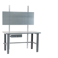 Workstation 1500x800 with steel top