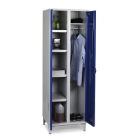 Storage Cabinet with 4 shelves and hanging rod 1900x800x545