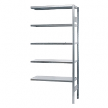 Extension bay 2500x1000x400 150kg/shelf,5 shelves used