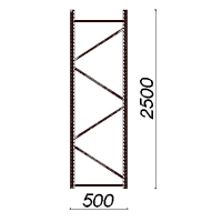 Side frame 2500x500 mm UNIVERSAL