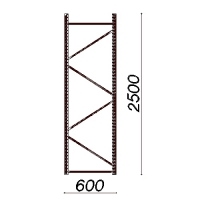 Side frame 2500x600 mm UNIVERSAL