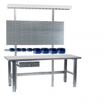 Workstation 1500x800 with steel top