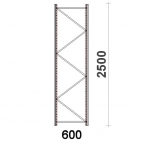 Frame H2500xD600mm 55*47*1,5