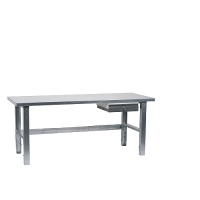 Workstation 2000x800 with steel top