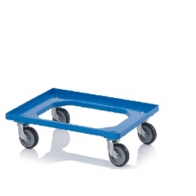 Tray trolley 620x420x168mm, blue